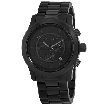 Đồng hồ nam Michael Kors MK9073 mặt đen dây kim loại lớn chính hãng