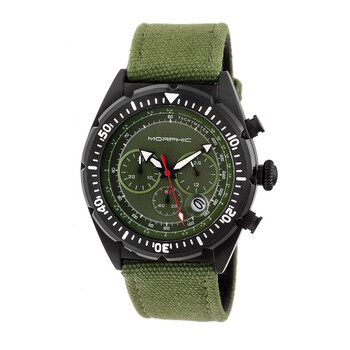 Đồng hồ nam Morphic M53 Series Chronograph mặt xanh ô liu 5306 chính hãng