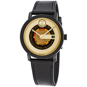 Đồng hồ nam Movado Bold Evolution Quartz mặt vàng 3600676 chính hãng