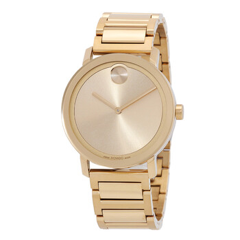 Đồng hồ nam Movado Bold Evolution Quartz mặt vàng 3600795 chính hãng