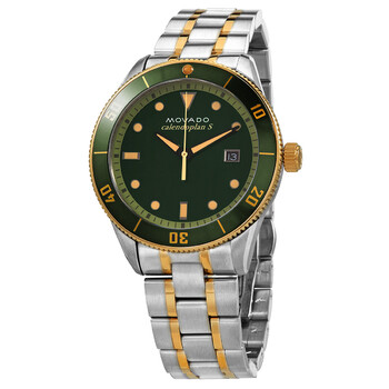 Đồng hồ nam Movado Heritage Quartz mặt xanh 3650096 chính hãng