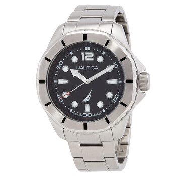 Đồng hồ nam Nautica Koh May Bay Quartz Mặt Đen NAPKMF205 chính hãng