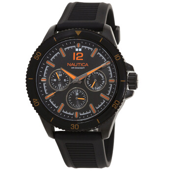 Đồng hồ nam Nautica Nct Windros Multifunction mặt đen NAPWRS402 chính hãng