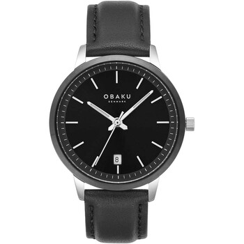 Đồng hồ nam Obaku Salvie mặt đen V270GDABRB chính hãng