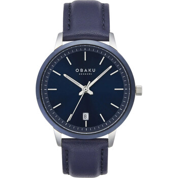 Đồng hồ nam Obaku Salvie mặt xanh V270GDHLRL chính hãng