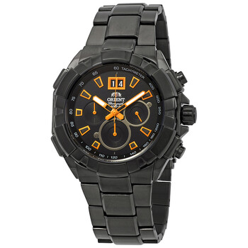 Đồng hồ nam Orient Enterprise Chronograph mặt đen FTV00006B chính hãng