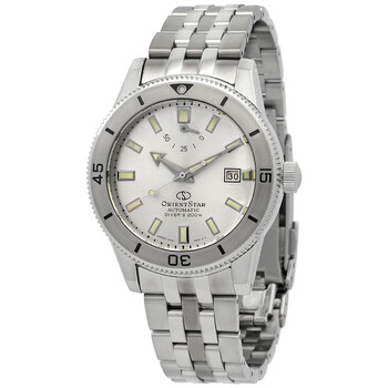 Đồng hồ nam Orient Star Automatic mặt bạc RE-AU0502S00B chính hãng