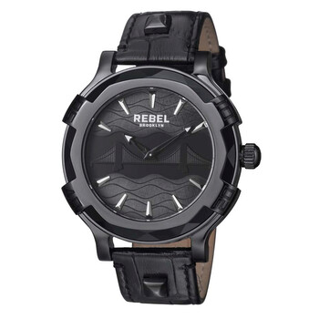 Đồng hồ nam Rebel Brooklyn Bridge mặt đen RB102-6071 chính hãng