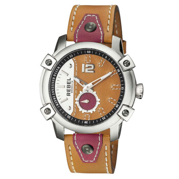 Đồng hồ nam Rebel Weeksville mặt nâu RB121-4131 chính hãng