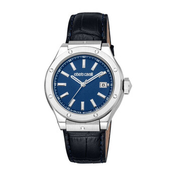 Đồng hồ nam Roberto Cavalli quartz mặt xanh RV1G236L0021 chính hãng