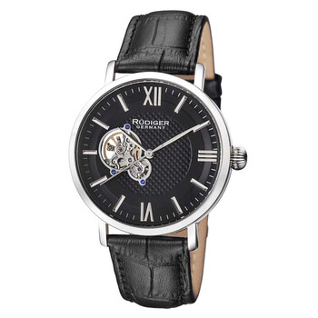 Đồng hồ nam Rudiger Stuttgart mặt đen R3500-04-007 chính hãng