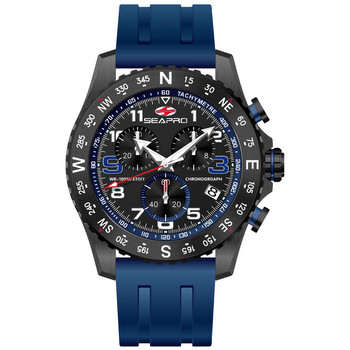 Đồng hồ nam Seapro Gallantry SP9733 mặt đen chính hãng