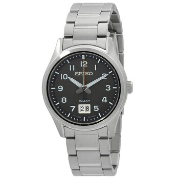 Đồng hồ nam Seiko Classic Quartz mặt đen SUR569P1 chính hãng