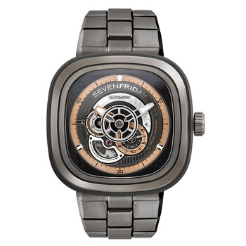 Đồng hồ nam Sevenfriday P2C Automatic mặt đen chính hãng