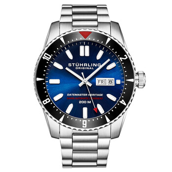 Đồng hồ nam Stuhrling Original Aquadiver M16758 mặt xanh tự động chính hãng
