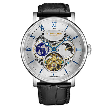 Đồng hồ nam Stuhrling Original Legacy Automatic M18228 mặt bạc chính hãng