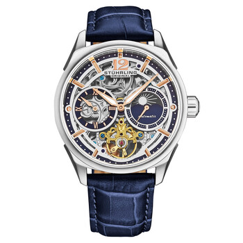 Đồng hồ nam Stuhrling Original Legacy Chronograph M18245 mặt số vàng hồng chính hãng