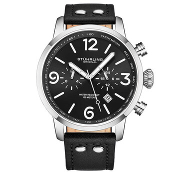 Đồng hồ nam Stuhrling Original M13649 mặt đen chính hãng