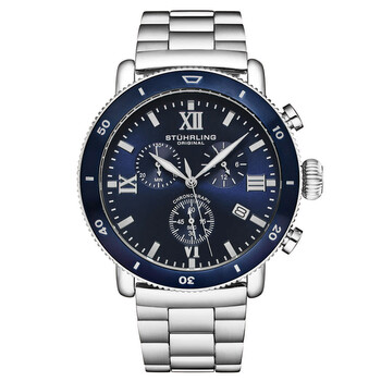 Đồng hồ nam Stuhrling Original Monaco Chronograph M17993 mặt xanh chính hãng