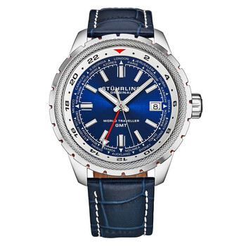 Đồng hồ nam Stuhrling Original Monaco Quartz M18225 mặt xanh chính hãng