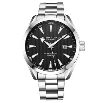 Đồng hồ nam Stuhrling Original Symphony mặt đen M15788 chính hãng