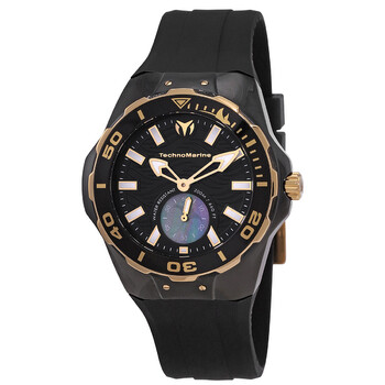 Đồng hồ nam Technomarine Cruise Quartz mặt đen TM-120015 chính hãng