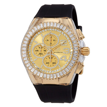 Đồng hồ nam Technomarine Cruise Chronograph Quartz mặt vàng TM-121013 chính hãng