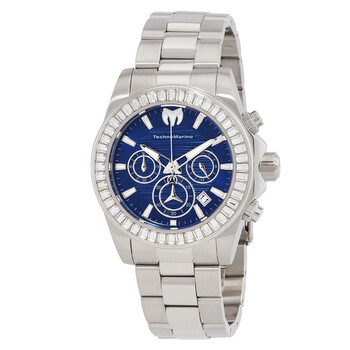 Đồng hồ nam Technomarine Manta Chronograph TM-222002 mặt xanh chính hãng