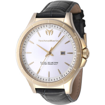 Đồng hồ nam Technomarine MoonSun Date TM-822013 mặt bạc chính hãng