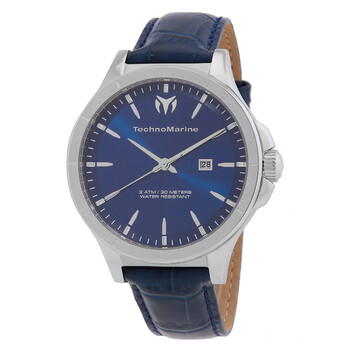 Đồng hồ nam Technomarine MoonSun Quartz TM-822012 mặt xanh chính hãng