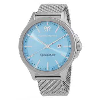 Đồng hồ nam Technomarine MoonSun TM-822005 mặt số xanh nhạt chính hãng