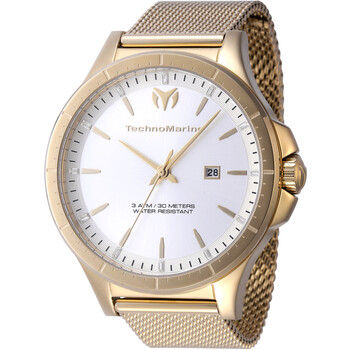 Đồng hồ nam Technomarine MoonSun Date TM-822006 mặt bạc chính hãng