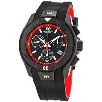 Đồng hồ nam Technomarine UF6 Chronograph mặt đen TM-616002 chính hãng