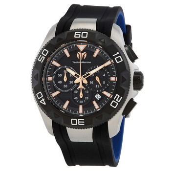 Đồng hồ nam Technomarine UF6 Chronograph TM-622002 mặt đen chính hãng