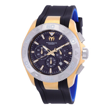 Đồng hồ nam Technomarine UF6 Chronograph mặt đen TM-622005 chính hãng