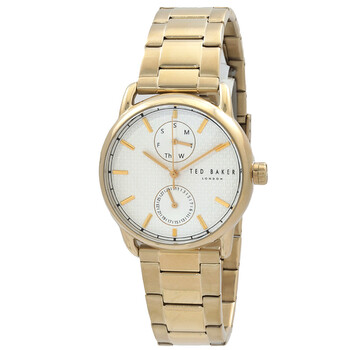 Đồng hồ nam Ted Baker Olive Quartz mặt bạc BKPOLS305 chính hãng