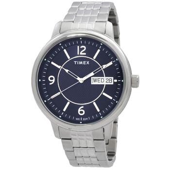 Đồng hồ nam Timex Chicago mặt xanh đậm TW2W13600VQ chính hãng