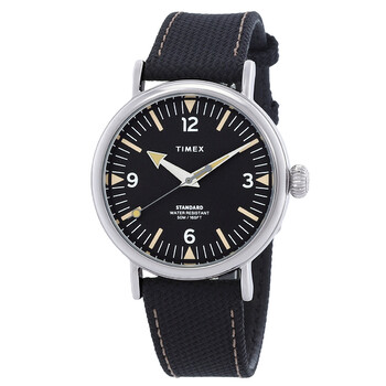 Đồng hồ nam Timex Standard Quartz mặt đen TW2V44000 chính hãng