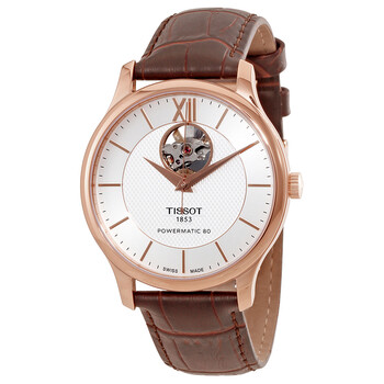 Đồng hồ nam Tissot T-Classic Tradition Automatic mặt bạc T063.907.36.038.00 chính hãng