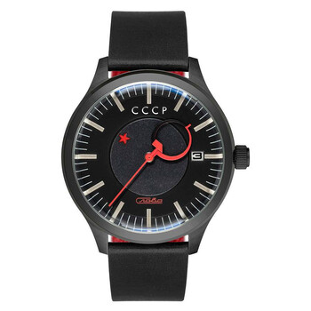 Đồng hồ nam tự động mặt đen Cccp Heroes Kamzolkin CP-7077-02 chính hãng
