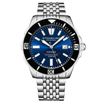 Đồng hồ nam tự động mặt xanh Stuhrling Original M16978 chính hãng