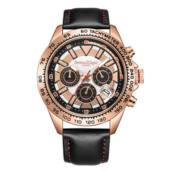Đồng hồ nam tự động Swan & Edgar SE2002 mặt trắng chronograph chính hãng