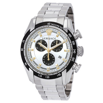 Đồng hồ nam Versace V-RAY Chronograph mặt bạc VE2I00321 chính hãng