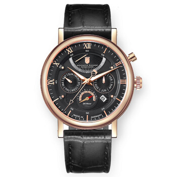 Đồng hồ nam Waldhoff Multimatic Rose Gold Obsidian Black 03D chính hãng