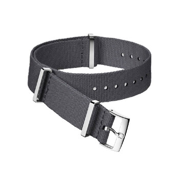 Dây đồng hồ Nato xám 22mm Omega O031CWZ007568 chính hãng