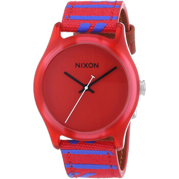 Đồng hồ Nixon Mod Quartz mặt đỏ nữ A402-200 chính hãng