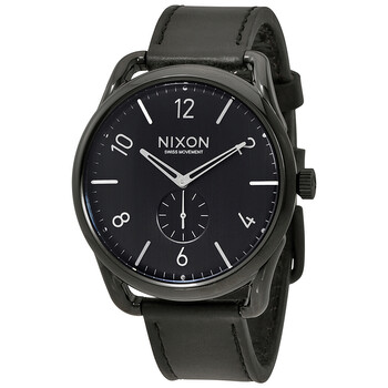 Đồng hồ Nixon C45 da đen cho nam A465000 chính hãng