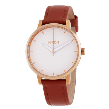 Đồng hồ nữ Nixon Kensington Quartz mặt bạc A108-1045-00 chính hãng