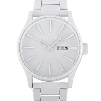 Đồng hồ Nixon Sentry SS Quartz mặt bạc unisex A356-126-00 chính hãng