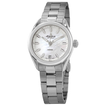 Đồng hồ nữ Alpina Comtesse Quartz mặt ngọc trai AL-240MPW2C6B chính hãng